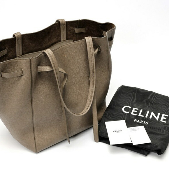 CELINE Gray Leather Tote Bag - Picture 8 of 8